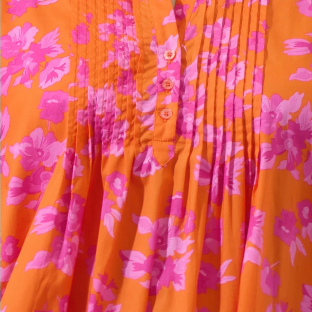 NWT Sugarlips Vibrant Orange and Pink Mini Dress 🌸🌺🌸 BIN 125 - Picture 4 of 7